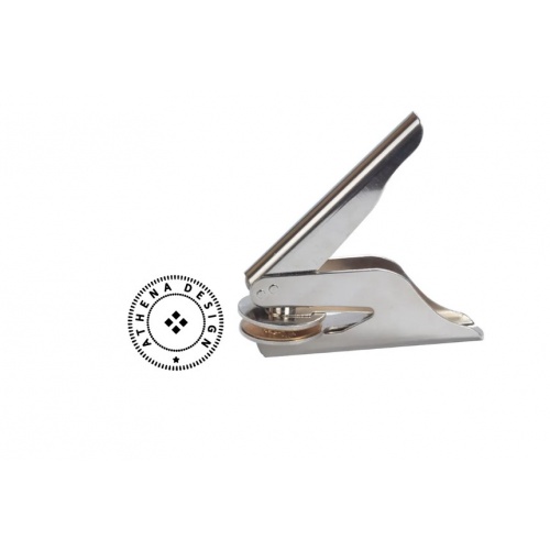 Silver Notary Seal for Document Authentication and Professional Use